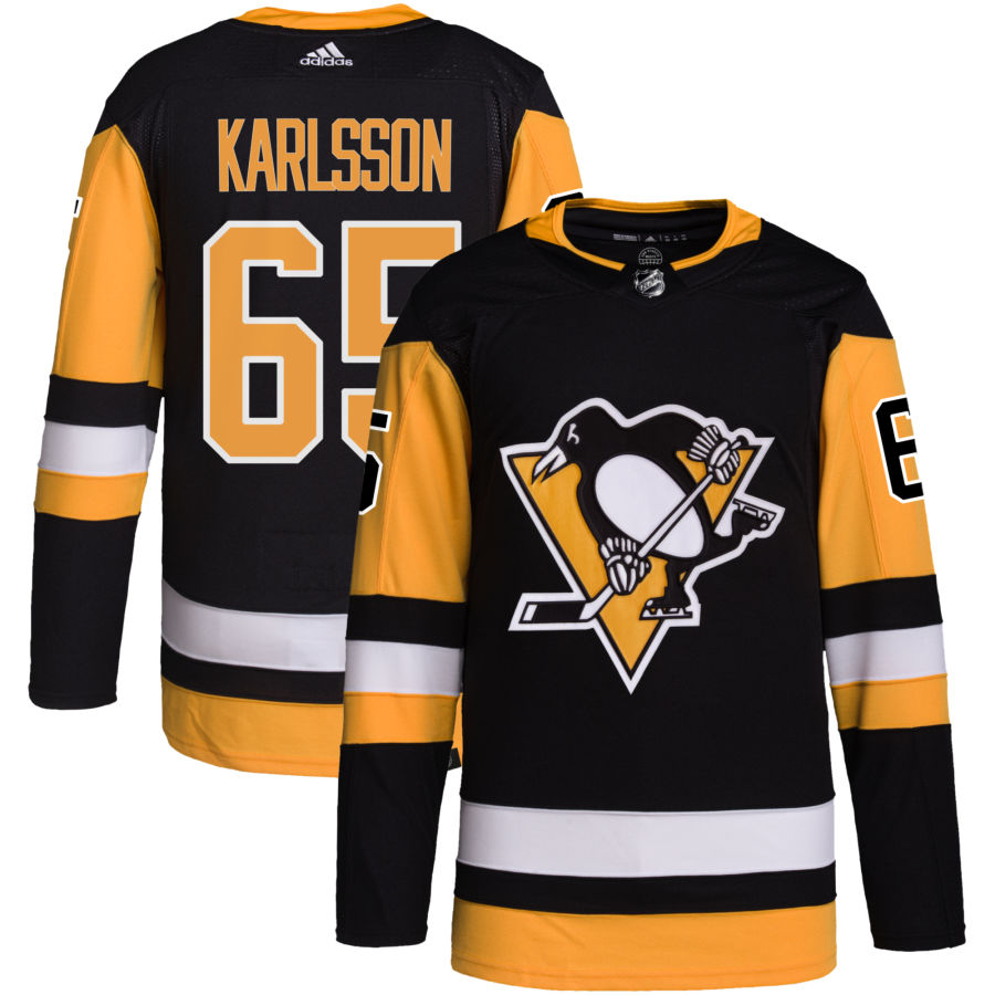Erik Karlsson Pittsburgh Penguins adidas Home Primegreen Authentic Pro Jersey - Black
