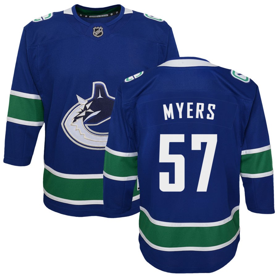 Tyler Myers Vancouver Canucks Youth Premier Jersey - Blue